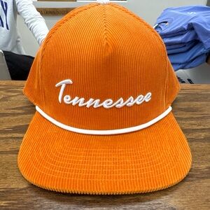 Orange Corduroy men's  Cap